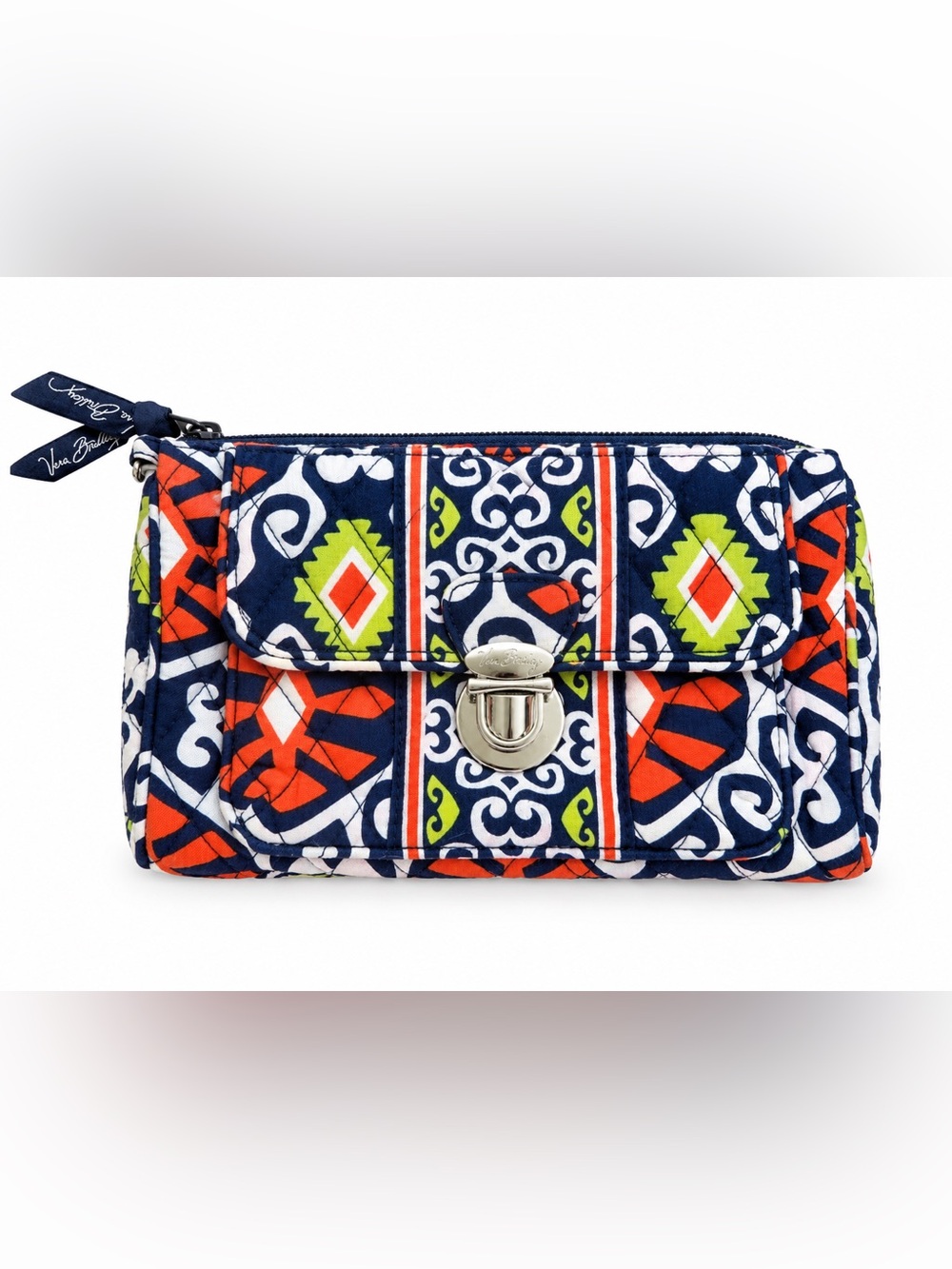 Vera Bradley Sun Valley Pushlock Wristlet Wallet
